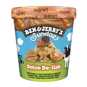 Ben & Jerrys Sundae Dulce De-lish 420ml