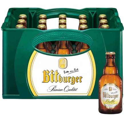 Bitburger Radler Biermischgetränk  2.5%, 0,33l